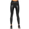 Leggings de couro preto de verão de cintura alta/calças femininas magras/leggings de couro falso/calças de couro finas/tamanho SML-XL-2XL-3XL-4XL-5XL