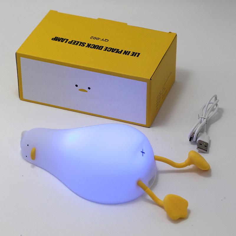 

Ночник в виде лежащей утки - Креативная прикроватная и настольная лампа для создания атмосферы