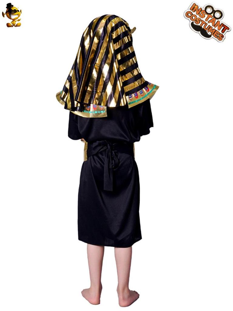 Egyptian Pharaoh Children's Halloween Costume - King Prince Robe for Role-Playing & Performances