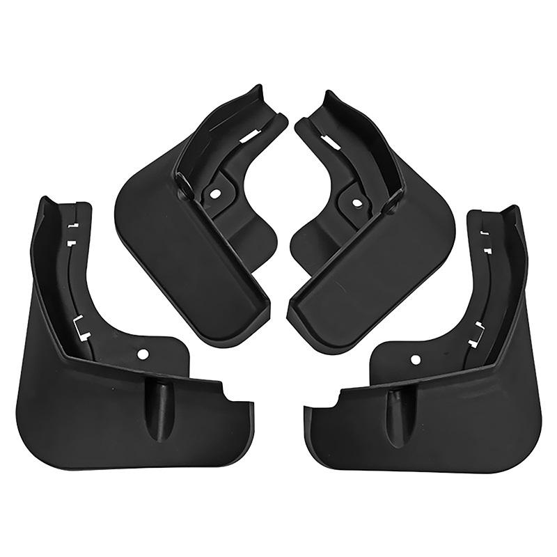 

4 шт./компл., брызговики на колеса автомобиля, автомобильные аксессуары, защитные щитки для передних и задних колес, подходят для BYD Yuan Plus Atto 3 EV 4Pcs-Black