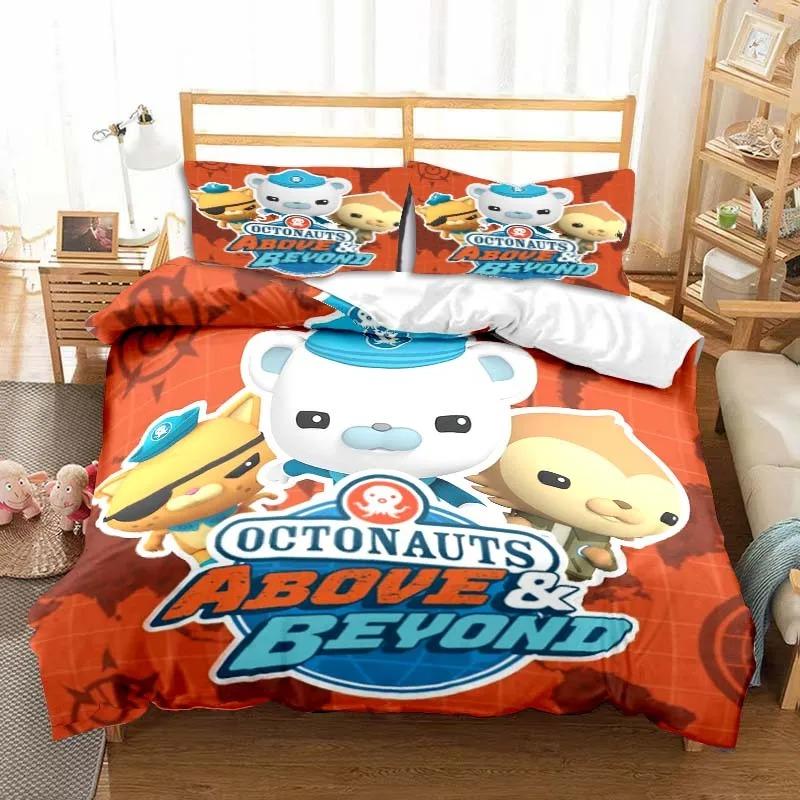 Exquisite 3D The Octonauts Wallpaper Barnacles Digital Printing Bedding Set Duvet Cover Comforter Bed Youth Kids Girl Boys Gift