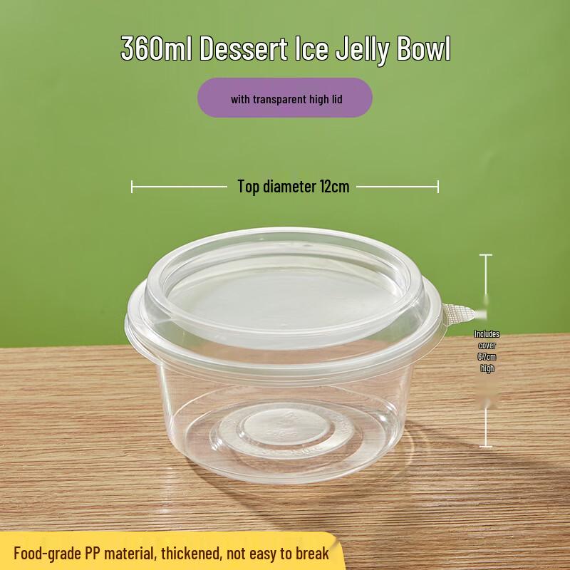 

Disposable Round Dessert Takeaway Boxes