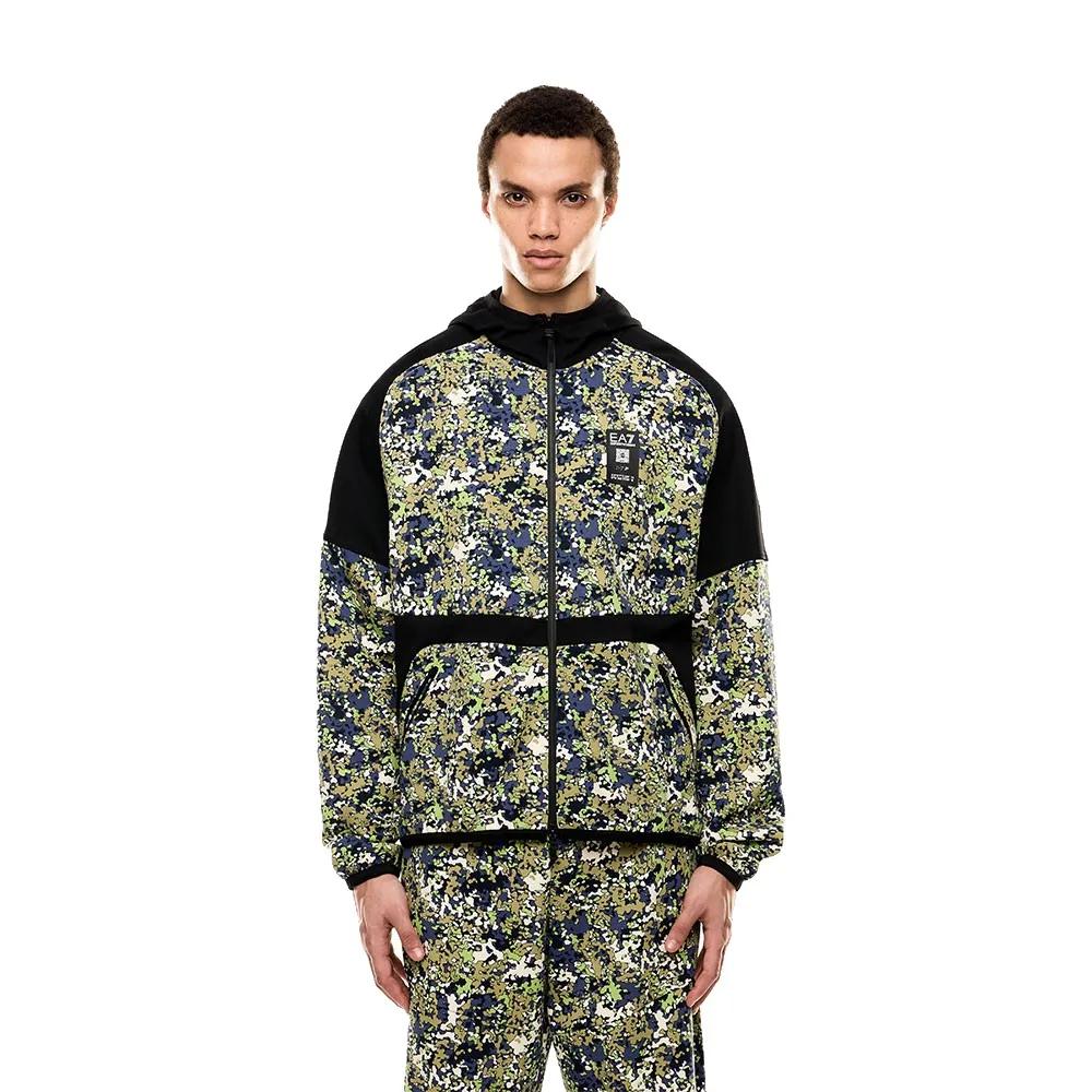 EA7 EMPORIO ARMANI Толстовка на молнии Train Visibility Graphic EU XL