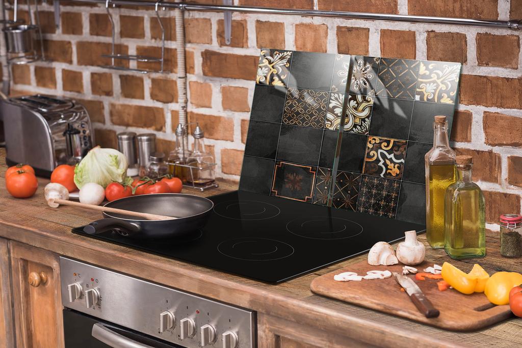 GLAS-KOCHFELDSCHUTZPLATTE 70x52 MOSAIK