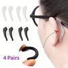 8pcs Anti Slip Glasses Ear Grips Universal Eyewear Retainers for Sports Reading Prevent Glasses Silicone Eyeglass Ear Hooks