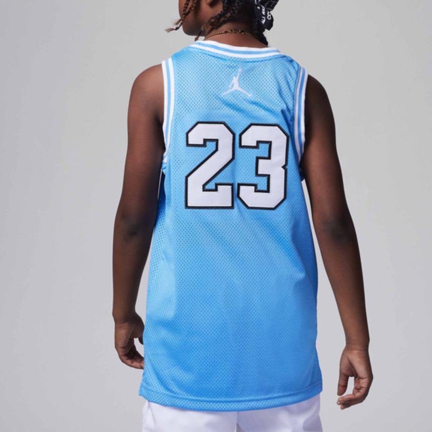 Nike Letter And Number Print Sleeveless Sports Tank Top Kids Tops Blue DX8461-412