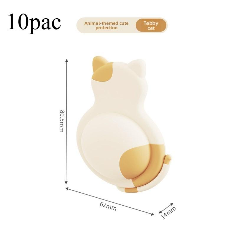 Silicone Adorable Pet Anti - collision Pads - Soft Door Stickers, Anti - collision for Fridge & Door, Penguin & Panda Designs