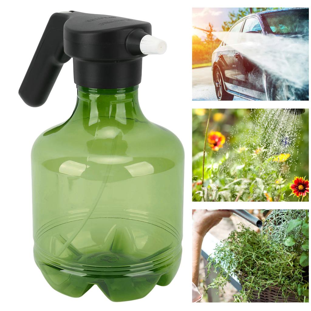 3L Electric Spray Bottle Rechargeable High Pressure Cleaning Spray Can for Watering Flowers Garden Cleaning