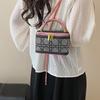 Bag Women's Bag Spring 2025 New Korean Version Niche Shoulder Bag Fashion Diamond Crossbody Portable Vanity Case Sub-bag