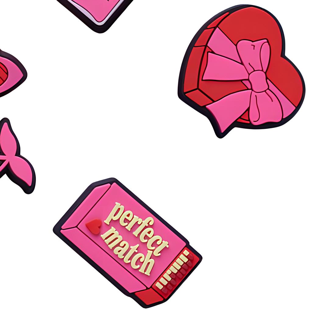 Crocs Letter Decoration PVC Shoes Unisex Shoes Red 10012958