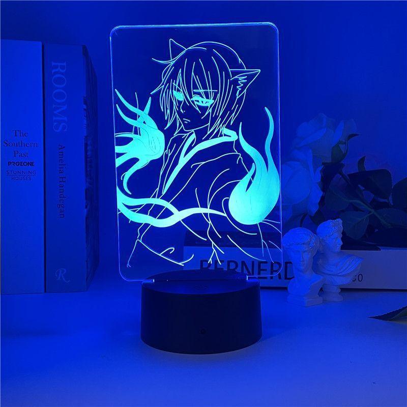 3d Led Light Kamisama Love Tomoe Figure Bedroom Decor Night Birthday Room Gift