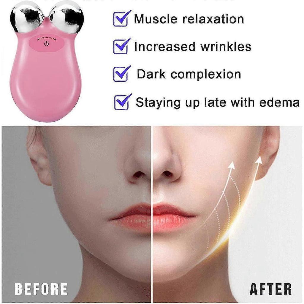 Unique Microcurrent Face Device Roller, USB Microsculpt Device for Facial Wrinkle Toning Equipment, Lift the Face and Tighten the Skin Anti Aging