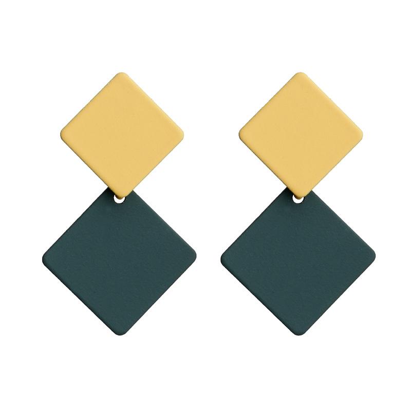 Ohrringe für Frauen und Mädchen, Ohrhänger, Sommer, Bohemian-Mode, niedlich, geometrisch, rund, Geschenk, Party, bunter Schmuck