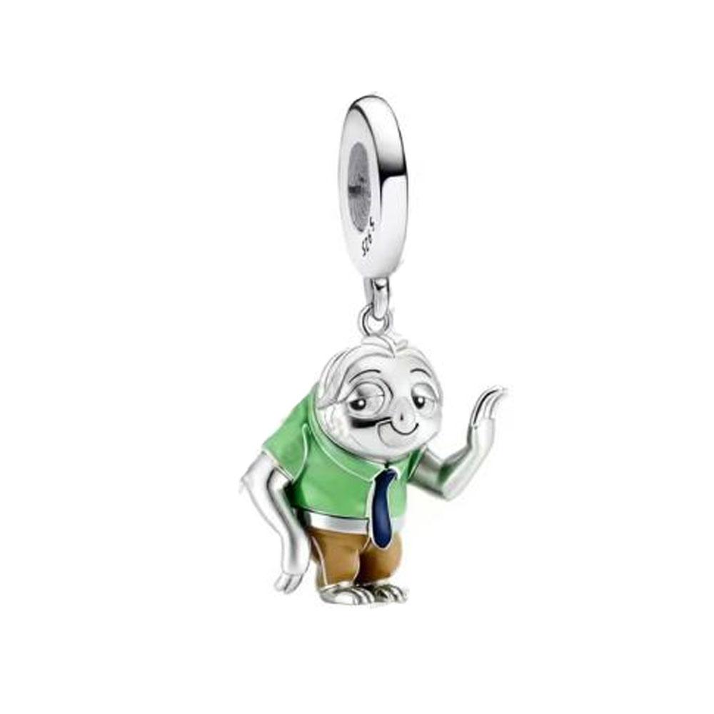 Fashionable 925 Silver Cartoon Beads Compatible with European Bracelet Koala Rabbit Mouse Princess Anime Beads DIY Jewelry Gift