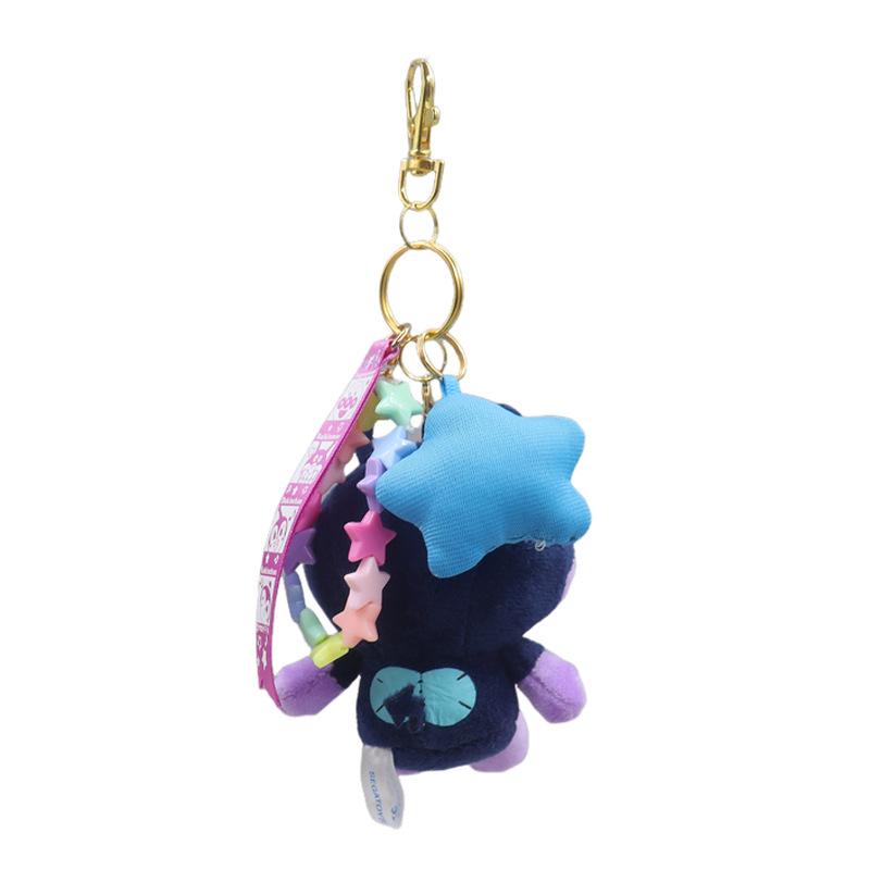 And Cute Soft Anpanman Bacteria Plush Keychain With Star Charm For Kids