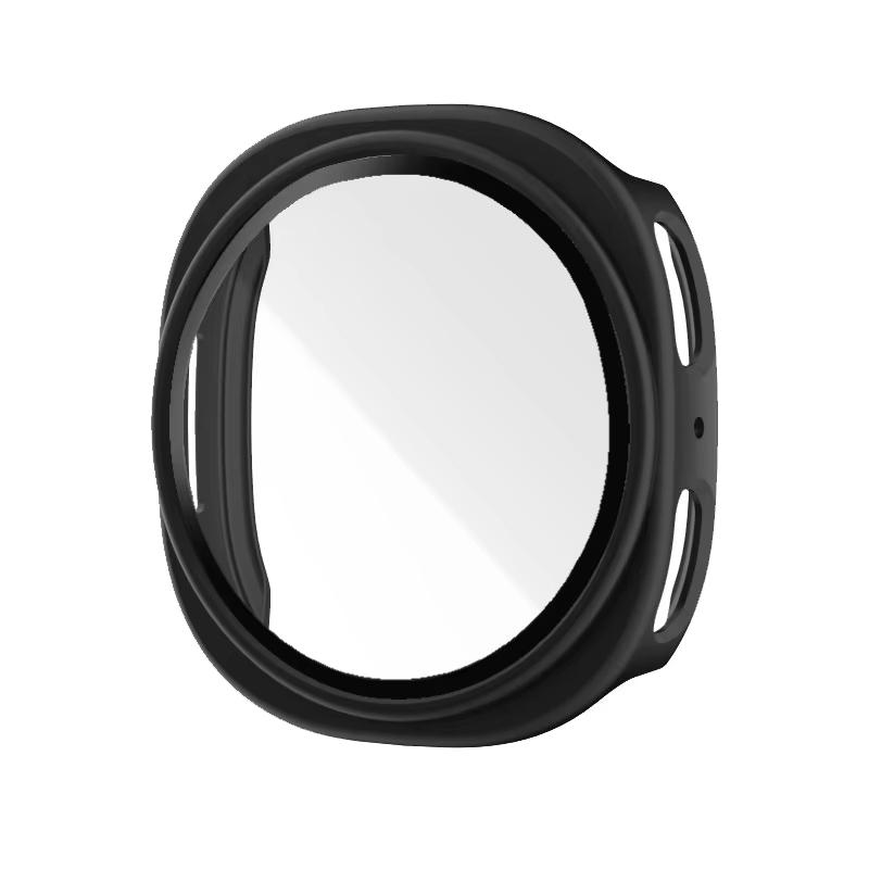 Coque Pour Samsung Galaxy Watch 8 44mm Accessoires Pare-chocs antichoc en PC + Protection d'écran en verre trempé Coque Galaxy Watch 8 40mm
