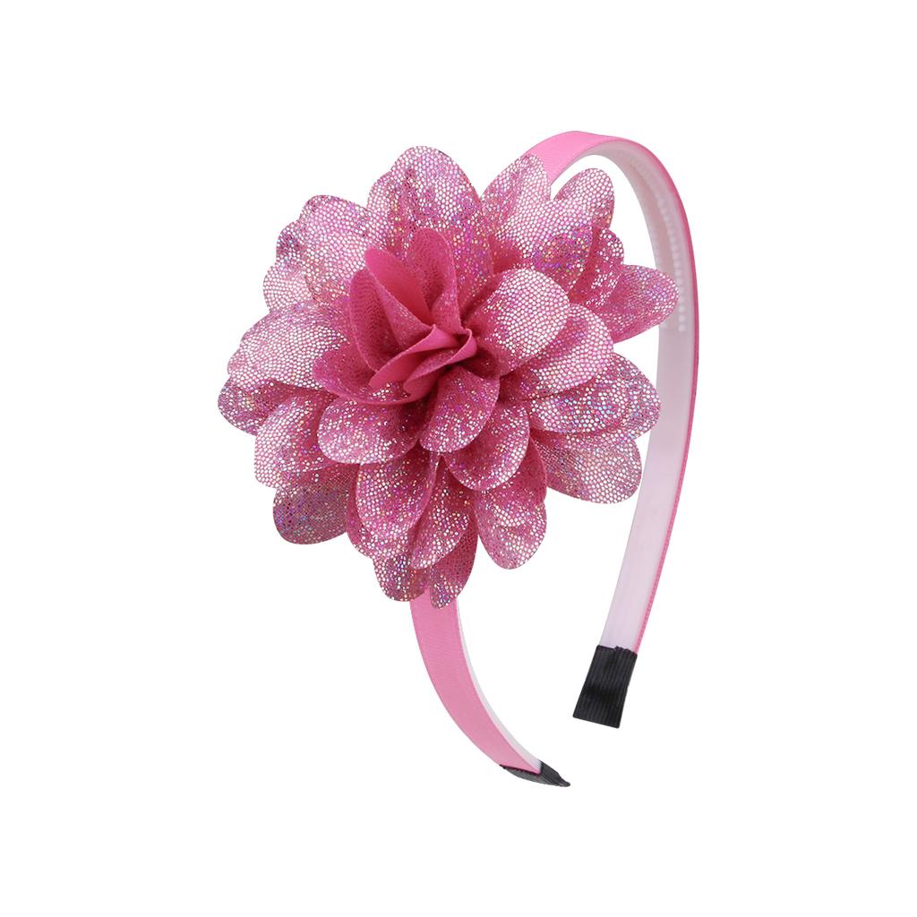 Fashion Laser Flower Hairbands Sweet Women Girls Princess Flower Headbands Headwear Kids Children Hair Accessories Hair Bands
