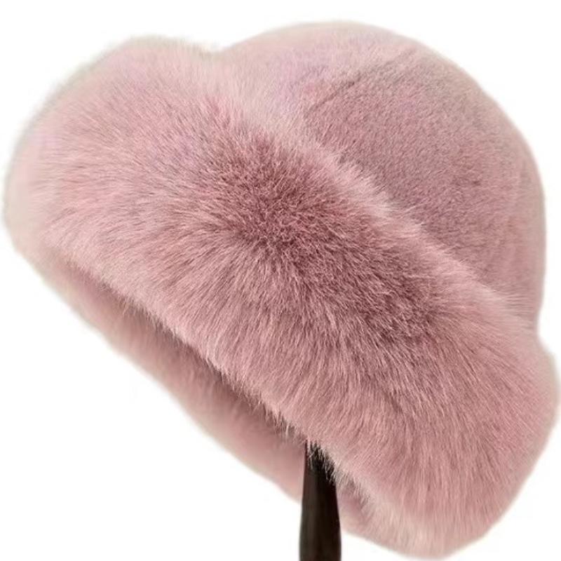 Høst og Vinter Kald Hvit Varm Lue Nordøst Basinlue Ørelue Ansikt Liten Mongolsk Lue Plysj