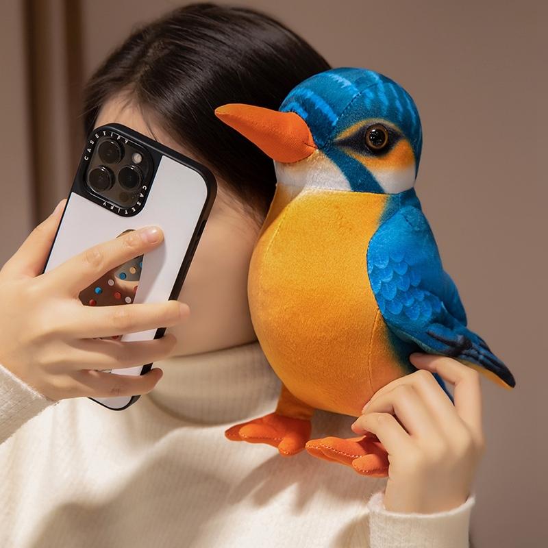 20/25cm Lifelike Bird Plush Toys Simulation Woodpecker Plush Stuffed Doll Kawaii Home Decor Cute Birthday Xmas Gifts For Kids