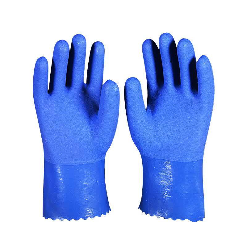 Hengda 618 Industrial PVC Coated Oil & Acid Resistant Work Gloves