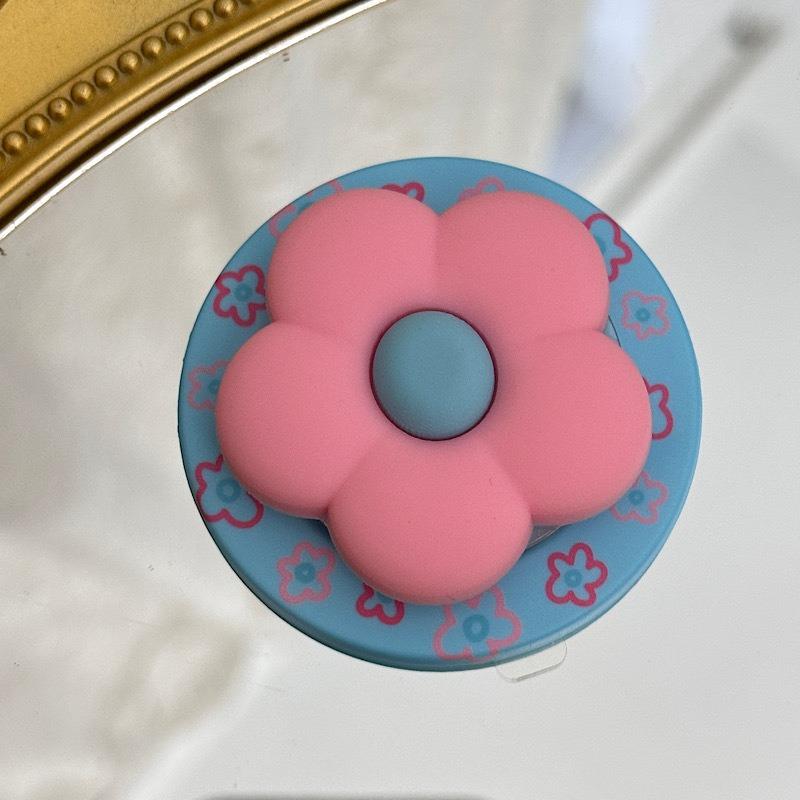 Colorful Flower Magnetic Phone Stand, fresh dopamine color, durable material, creative gift for fashion lovers.