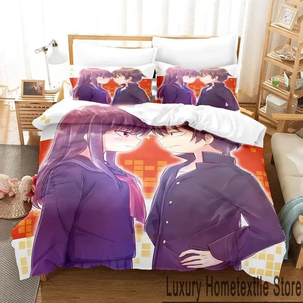 Hi Score Girl Anime Bedding Set Duvet Cover Bed Set Quilt Cover Pillowcase Comforter king Queen Size Boys Adult Bedding Set
