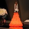 3D Printing Space Shuttle Lamp USB LED Children Baby Night Light Room Decor 110-220V