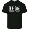Tractor Problem Solved Driver Farmer Funny Unisexs Light Cotton TShirt
