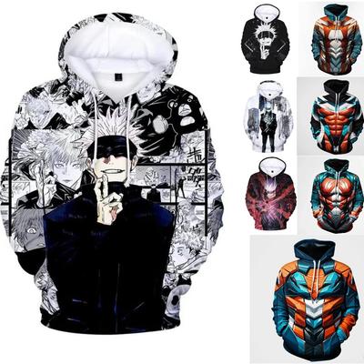 Funny Muscle Cosplay 3D Print Hoodies Girl Boy Long Sleeve Sweatshirt Casual Fashion Pullover Anime Cool Hoodie Kids Hoody