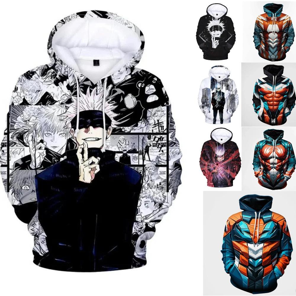 Funny Cosplay 3D Print Hoodies Girl Boy Long Sleeve Sweatshirt Casual Fashion Pullover Anime Cool Hoodie Kids Hoody