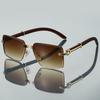 Fashion Square Sunglasses Men New Vintage Gradient Multi-color Sun Glasses Ins Trendy Retro Brand Design Casual Shades