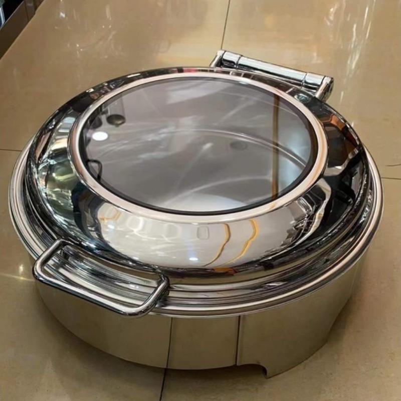 Large Capacity Electric Chafing Dish Buffet Set Parties Food Buffet Warmer Restaurant Adjustable Temperature Stove