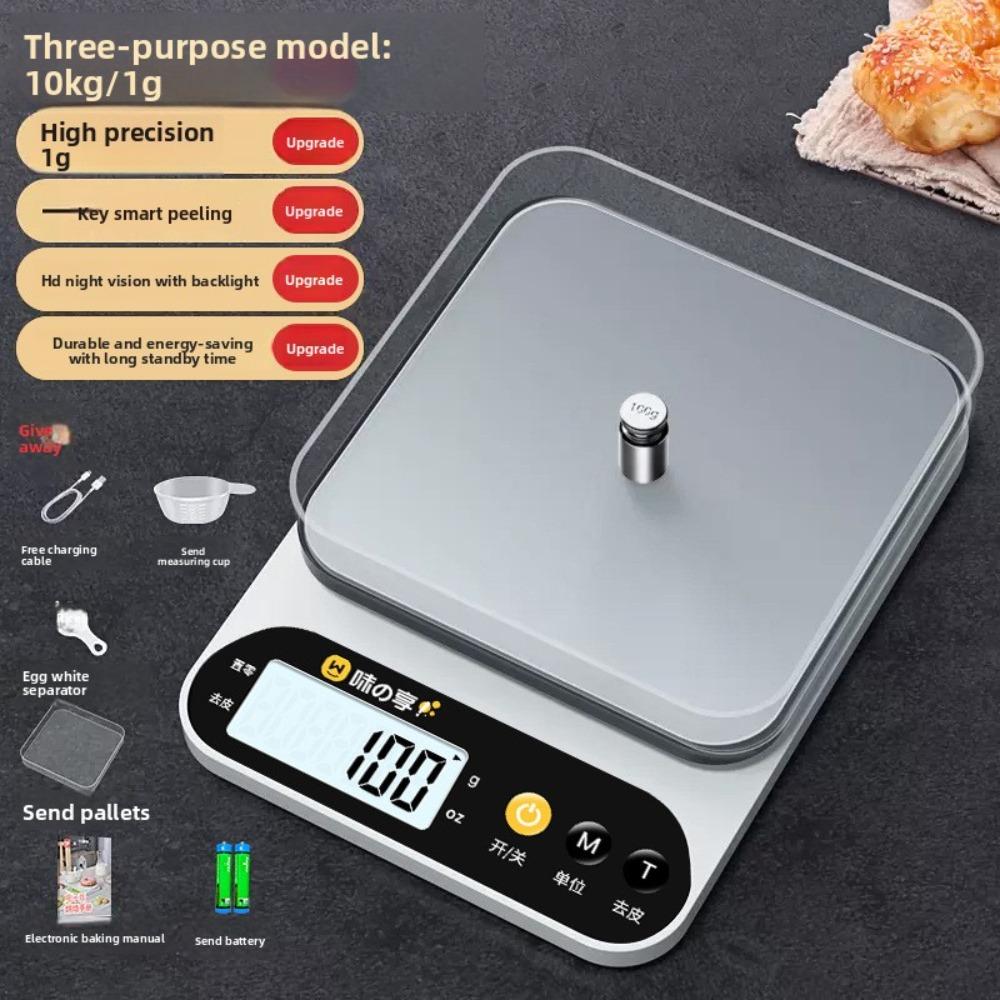Small Electronic Scale Gram Scale Electronic Scale High Precision Kitchen Scale Baking Precision Household Commercial Food Scale Small Scale