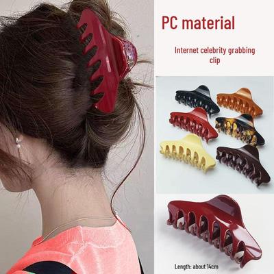 Pinza per Capelli a Forma di Artiglio di Drago Francese - 14 cm - per Capelli Voluminosi - Accessori per Acconciature a Chignon