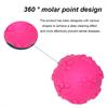 Squeaky Dog Ball Raised Texture Dog Chew Toy Dogs Teeth Cleaning Toy Relieves Boredom And Anxiety for Puppy Teething Fetch Game