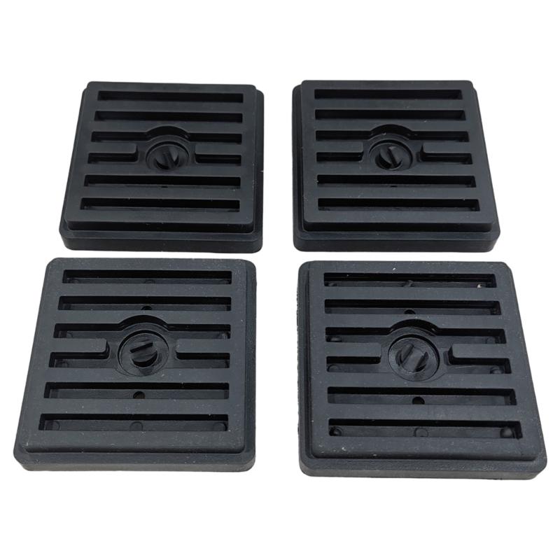 

Pack of 4 Without Slip Rubber Casters Cups Furniture Feet Anti Slide Grippers for Couch Table Chair Floor Protective
