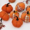 Colorful Thanksgiving Pumpkin Cotton Fabric Pumpkin Artificial Harvest Decorative Pumpkin