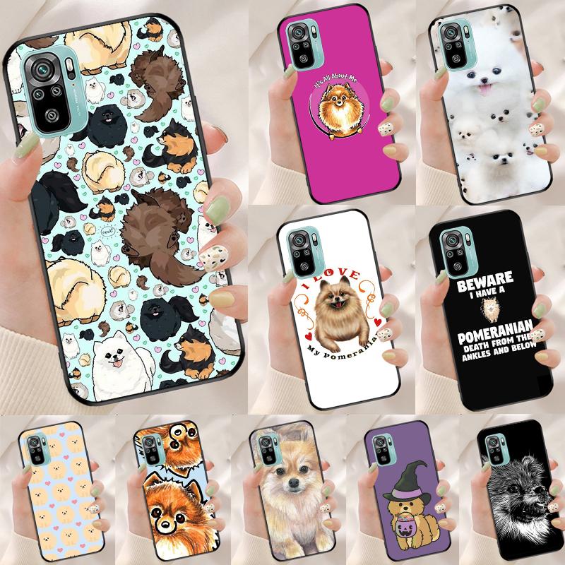 Pomeranian Watercolor Dog Cover For Xiaomi Redmi Note 13 14 Pro 12 11 9 10 9S 10S 11S 12S Redmi 14C 10C 12C 13C Case