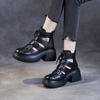 First Layer Cowhide Cool Boots Women's Summer 2025 New Retro Hollow Platform Sandals Women's Roman Net Boots Women's Boots