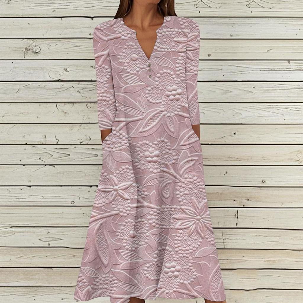 Women's Casual And Fashionable Round-neck  Sleeveless  Mid Length Dress