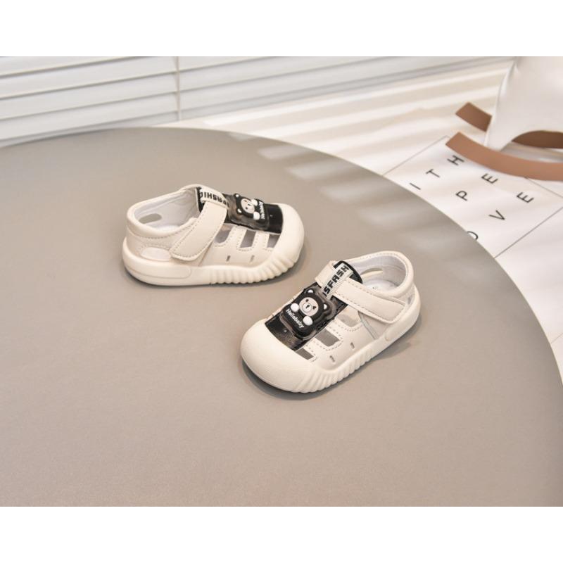 Cute Cartoon Breathable Soft Sole Flash Light Infant Toddler Walking Sandals
