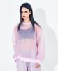 WARDOG Organza Sweatshirt Blouse Lavender