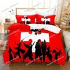 Fashion 3D Print Anime Bed Sheet Fire Force Bedding Set Single Twin Full Queen King Size Bed Set Adult Kid Bedroom Duvet Cover96