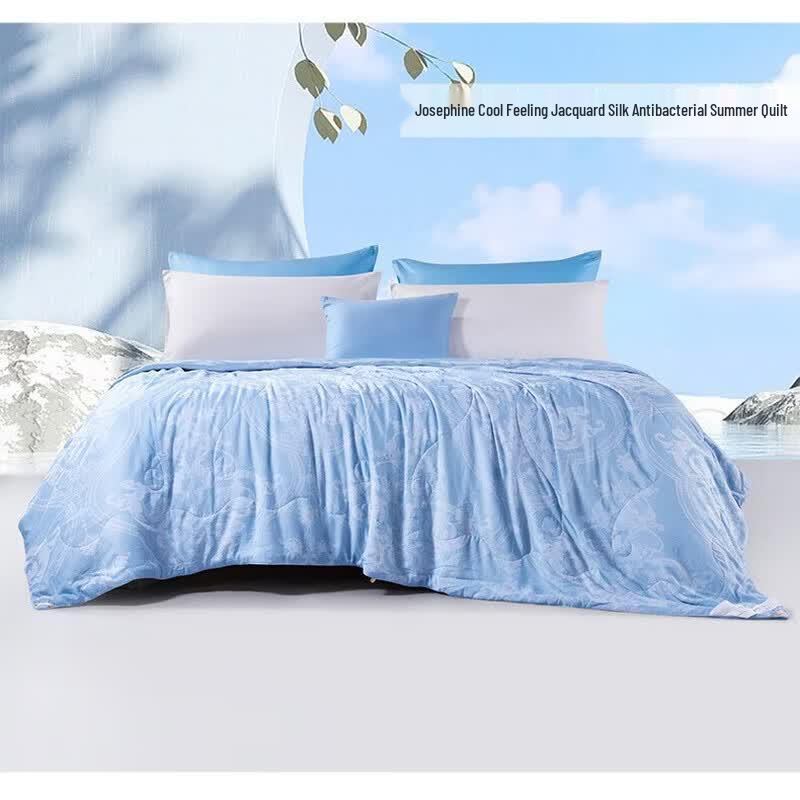 FUANNA Josephine Summer Tussah Silk Cool Quilt Single 152x210cm