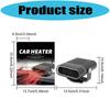 Car Electric Heater Self Adhesive Demister Defroster Heating Fan Windshield Defogger Heating Dryer Interior Accessories