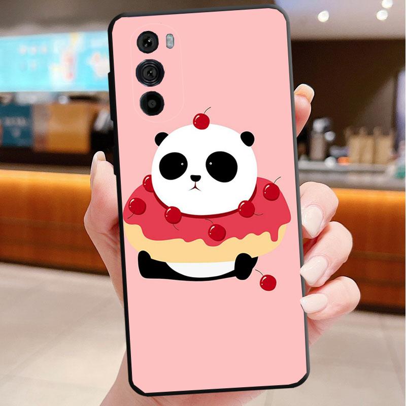 

Phone Case For Motorola Edge 50 40 Pro 60 50 40 30 Ultra Neo Fusion Moto G85 G72 G53 G54 G84 G13 G32 Lovely Animal panda Moto G32