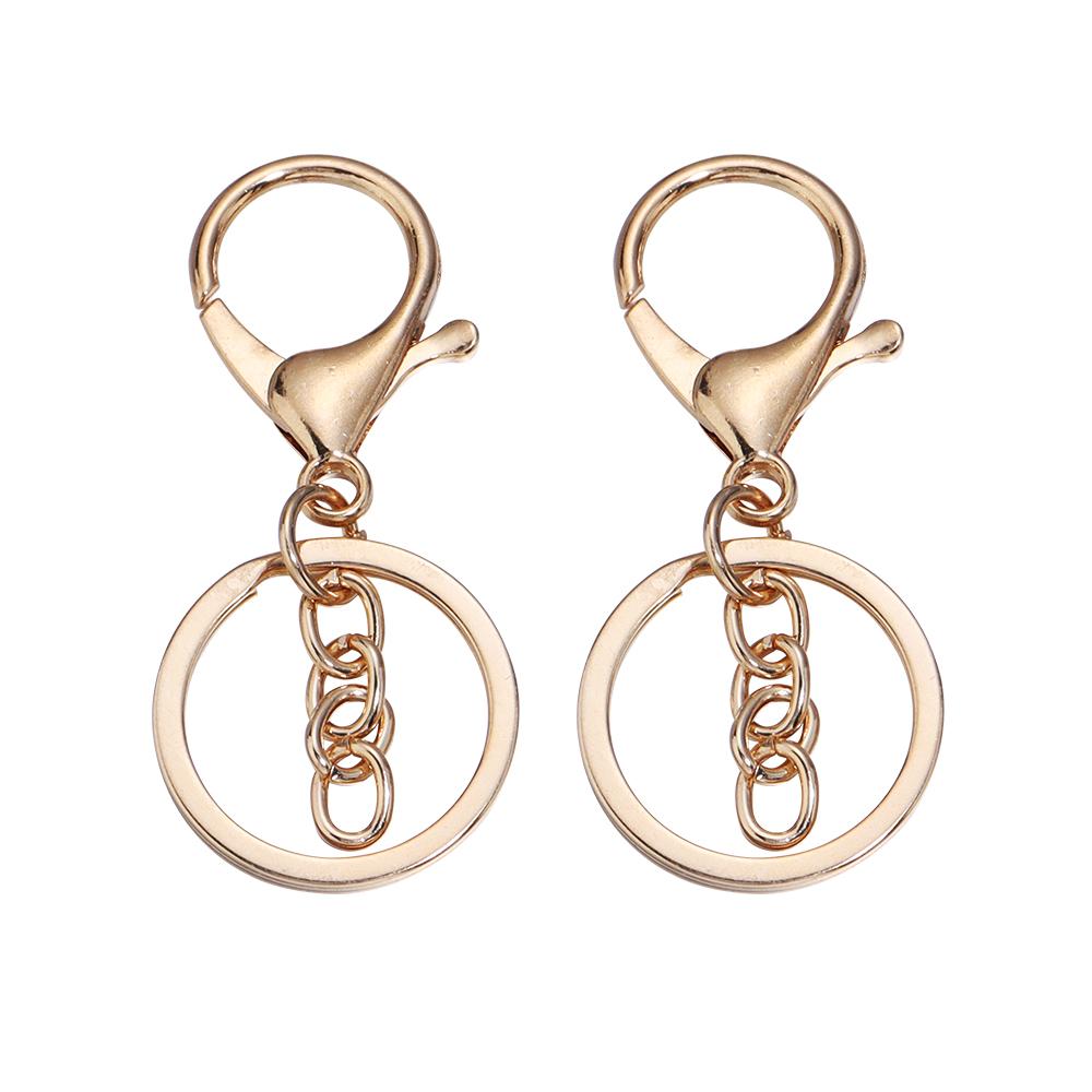 5pcs/bag Lobster Clasp Key Hook Keyrings Fashion Trend Key Chain For Bag Charm Keychains Accessories Gifts DIY Jewelry Making