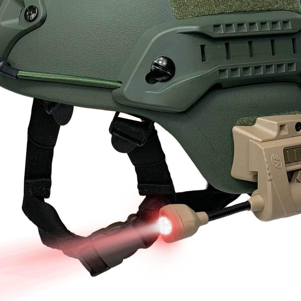 Helmet-mounted Tactical Headlamp Princeton Tec Charge Mpls