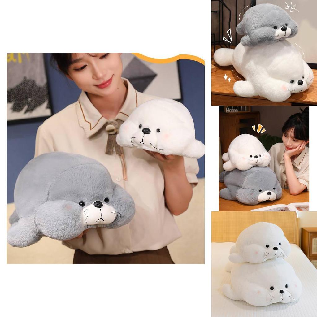 Adorable Soft Seal Plush Toy Pillow For Cozy Sleep Decor In Ocean Theme Design