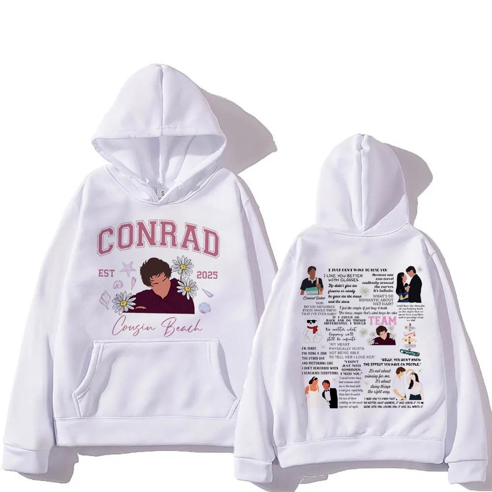

Team Conrad Beach Vacation Hoodie Women Harajuku Team Conrad Junior Sweatshirt Cousins Beach Clothes 3XL